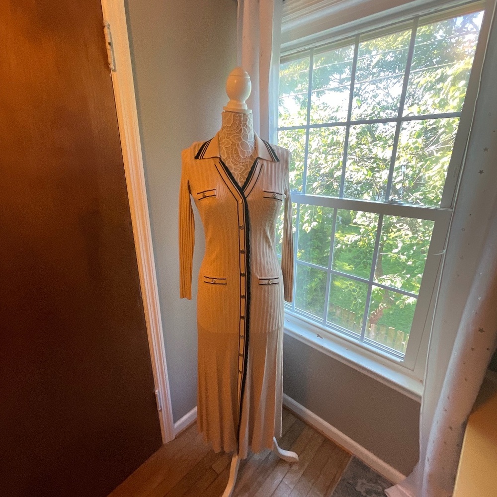 Sandro knit midi dress